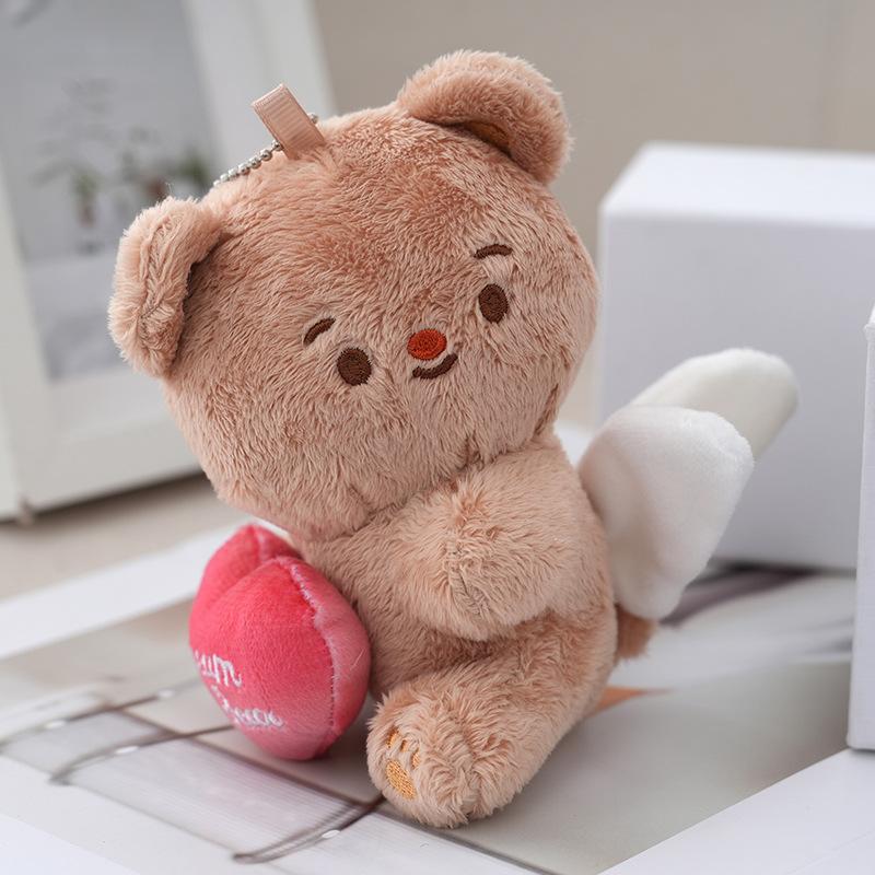 

Cuddly Sweet And Plush Bear With Pp Cotton Filling Perfect For Kids And Giving Gift коричневий
