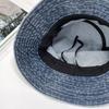Women's and Men's Denim Plain Washed Bucket Hat