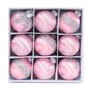 Christmas Tree Ornaments Satin Christmas Ball Ornaments Luxury For Xmas Holiday Party Indoor Decorations - 8cm 3.15inch Pac M4O6