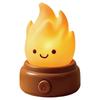 Little Flame Night Light: Soft White Noise & Fire Atmosphere Lamp for Bedside Eye Protection and Sleep Companion