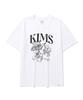 Kimseupeulesikoteunmakes (Unisex) Berry Sketch Tee White