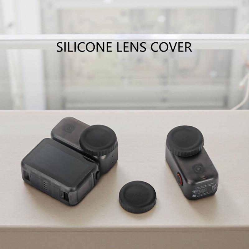 Objektivkappe Flexibler Stoßfester Objektivschutz Mit Anti-Rutsch-Griff Weiches Silikon Für Action-Kamera Schutzzubehör