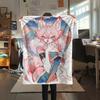 1Pc Cartoon Print Flannel Blanket, High quality Comfortable for All Seasons, Home Decor, Warmth and Comfort, Perfect for Christmas Birthday Gift