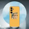Cute Animal Cat Dog Art For Samsung Galaxy S23 S24 S25 Ultra S22 Plus S21 Black Soft Case Waterproof Soft Case