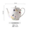 Ceramic Coffee Cups and Plates Afternoon Tea Mug Kettle Flower Tea Pot Water Bottle Water Cup Sugar Tank Milk Pot Coffee Pots