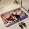Game A Azur Lane Floor Mat Eco  Flannel Doormat Non Slip Odorless Indoor Floor Rug Soft Short Plush Home Mat