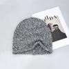 25 Early autumn new high-quality bald hat pullover hat women's warm knitted cold hat micro-curling edge stacking hat