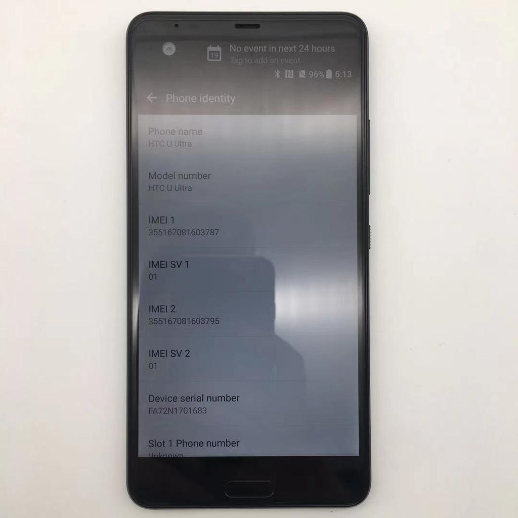 95% novo Recondicionado HTC U Ultra 5.7" 4GB RAM 64GB ROM Telefone Celular