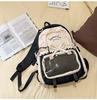 New Transparent Doll Backpack Water-repellent Korean Style Large Capacity Durable Nylon School Bag for Students Daily & Outings