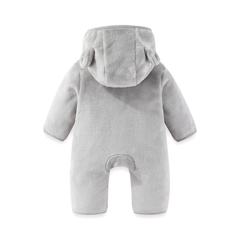 Infant Baby Winter Warm Romper Hooded Bodysuit
