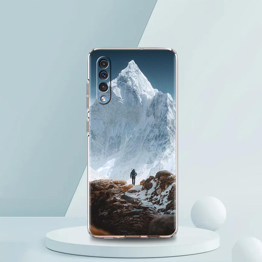 Everest Mountain World First Phone Case For Samsung A16 A14 A12 A22 A32 5G A34 A42 A52 A54 A50 A70 A30 A40 A20E A02S A04S A06