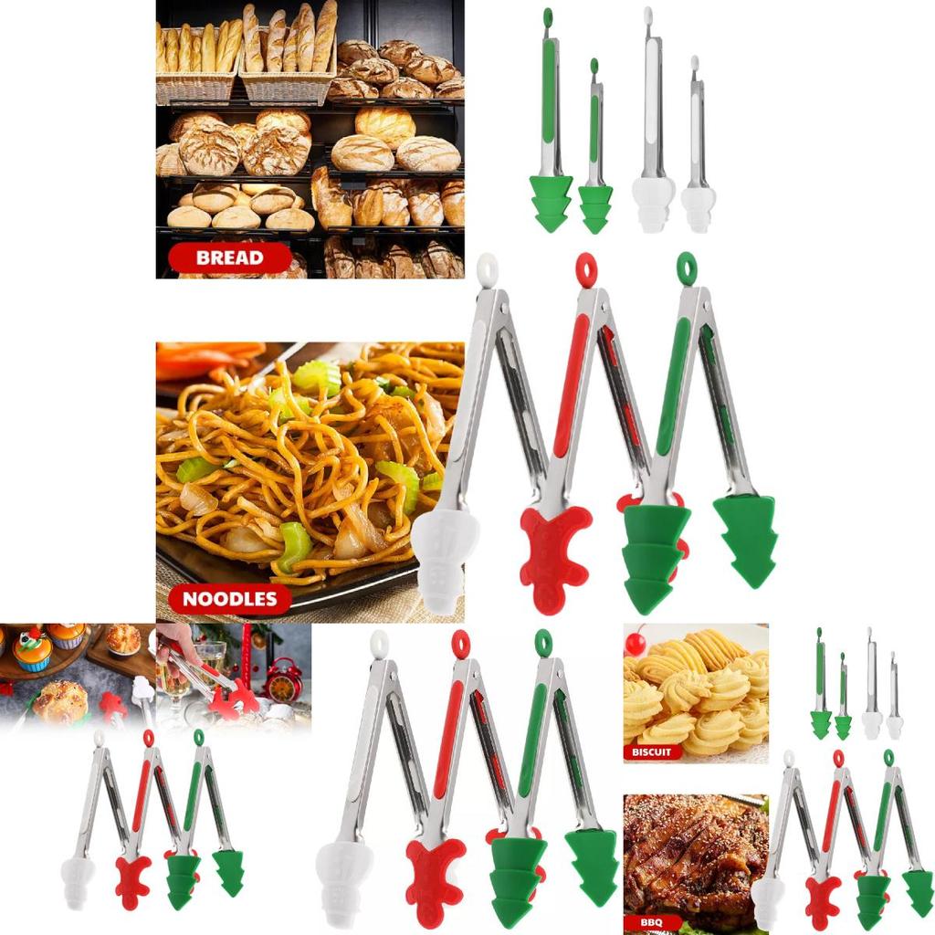 Högkvalitativa matpincetter i rostfritt stål perfekta för grillning och högtidsfester