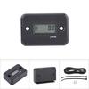 Digital Hour Meter Gauge Timer for Gasoline Engine Racing Motorcycle ATV Mower Black