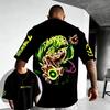 Dragon Ball Anime Cotton T-shirt Summer New Broli Printed Summer Unisex Loose and Breathable Cotton T-shirt Top