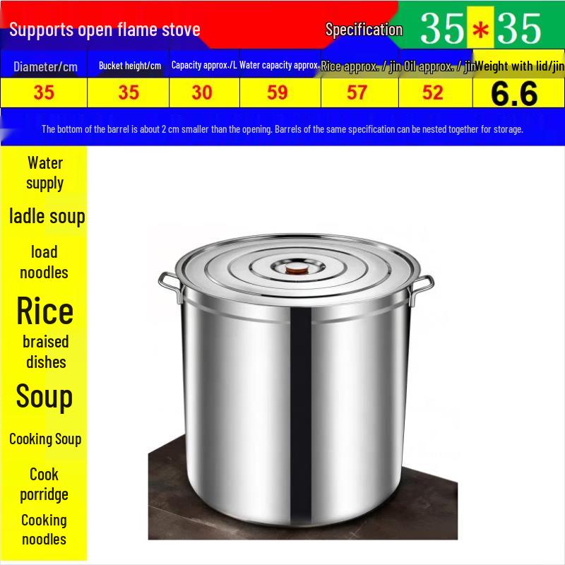 Extra Thick Stainless Steel Multi-Purpose Pot with Lid
