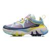Li Ning Wu Xing 1 Scarpe da Basket Basse da Sfilata della Settimana della Moda di Parigi Sneaker Donna Viola Blu Giallo AGBQ104-6