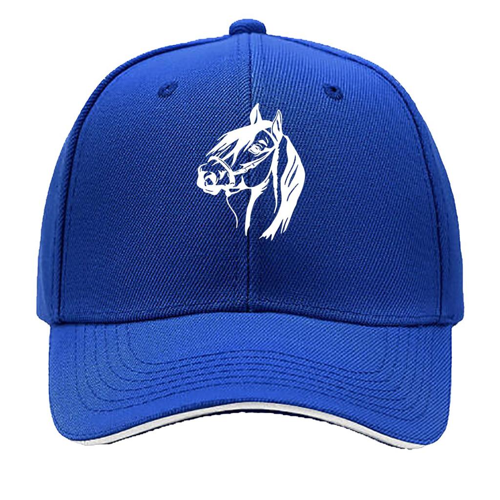 Outdoor Horse Print Unisexs Casual HipHop Bucket Hat Driver Sports Running Breathable Snapback Sandwich Baseball Cap