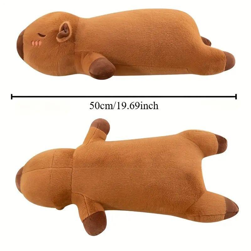 Плюшевая игрушка подушка батон Капибара Capybara 50 см
