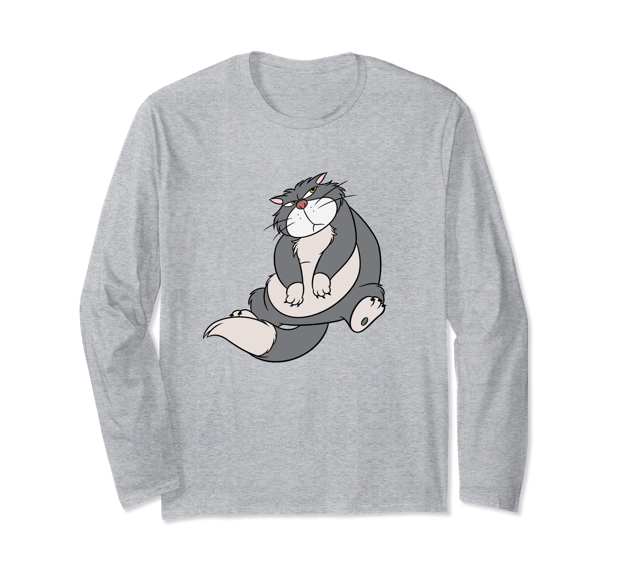 

Диснеевские злодеи Раздраженный Милый Люцифер Портрет с большой грудью Футболка с длинным рукавом