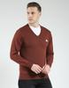 Monte Carlo Men's Wool Full Sleeves Sweater | V-Neck | Regular Fit| Solid Pattern |Warm & Stylish Pullover Cardigan for Men