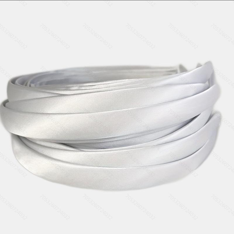 1,5 cm Satintyginslaget Hårband - Godisfärger, DIY Handgjort Modeaccessoar