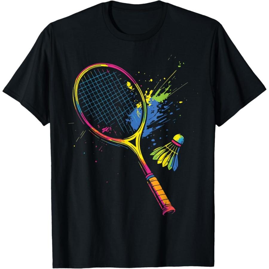 

Badminton Racket Colorful T-Shirt(1) XXXXXL чорний