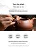Handmade Yixing Zisha Teapot by Famous Artist: Original Ore Stone Yellow with Mountain Bird and Spring Stream Design – Ideal Tea Gift Set