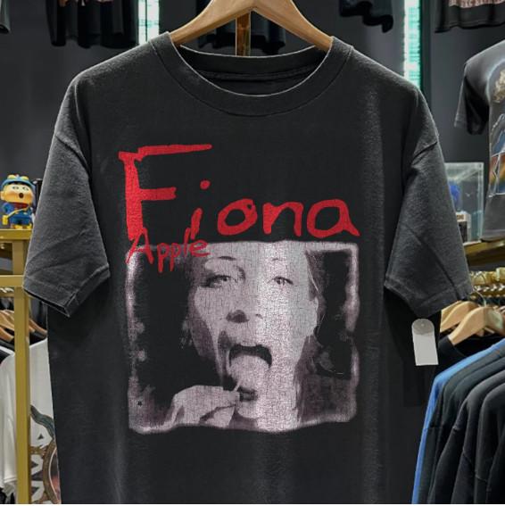 90S Sucker's Prayer 'Fiona Apple' Rare Washed Black T-Shirt