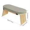 Foldable Meditation Stool with Cushion -Portable Yoga & Prayer with Non-Slip Base, Cushion & Sturdy Frame for Home, Gym, Travel