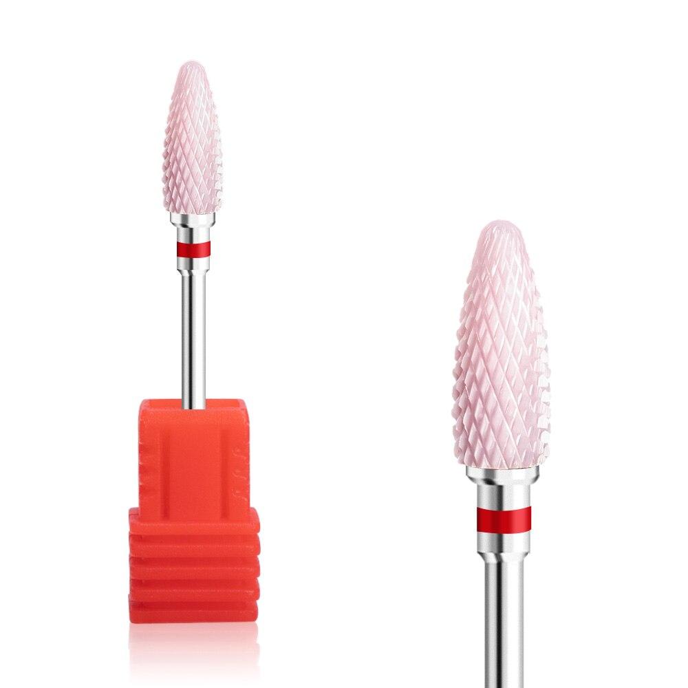 Ceramic Carbide Nail Drill Bit Rotate Burr Milling Nail Cutter Bits Electric Drill Machine for Manicure Pedicure Tools