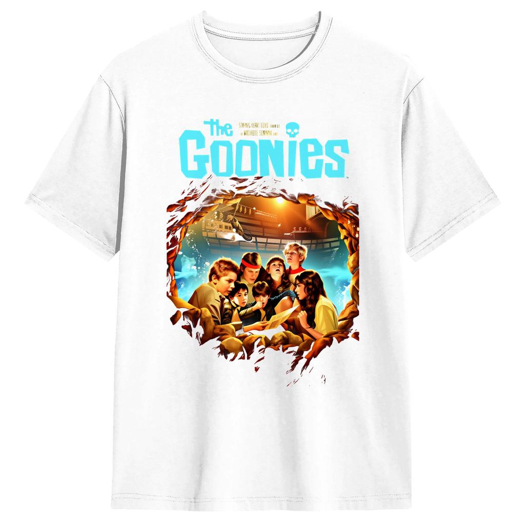 The Goonies Never Say Die Pure Cotton T Shirt For Mens Beach O Neck Trending Tee Shirt Oversized Casual Clothes