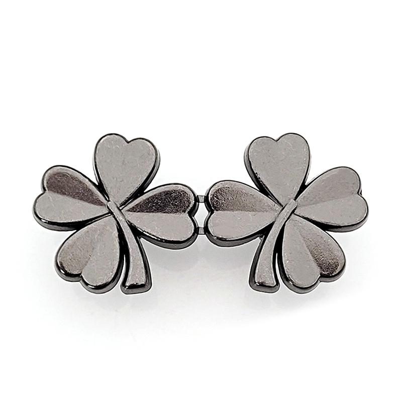 1/10Pair Required Button Adjust Waistline No Sewing Clothing Accessory Four Leaf DIY Adjustable Tightener Waist Buckle No Staple