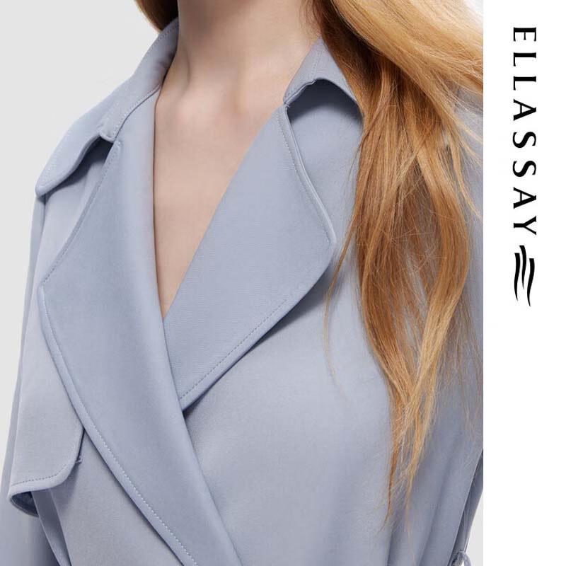 ELLASSAY Classic Trench Coat for Women