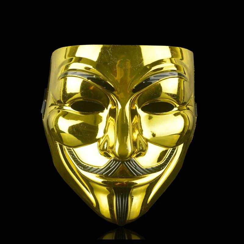 Film Cosplay V pour Vendetta Hacker masque anonyme Guy Fawkes Halloween fête de noël cadeau pour adultes enfants Film thème masque