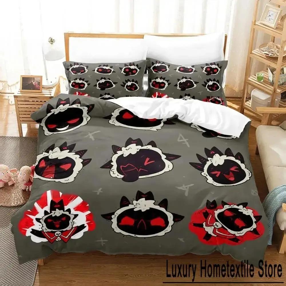 Cult of the Lamb Bedding Set Single Twin Full Queen King Size 3D Anime Duvet Cover Bed Sheet Set for Adult Kid Bedroom