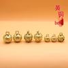 Brass Christmas Bell Ornament Keychain Pendant - Small Gift Pet Accessory