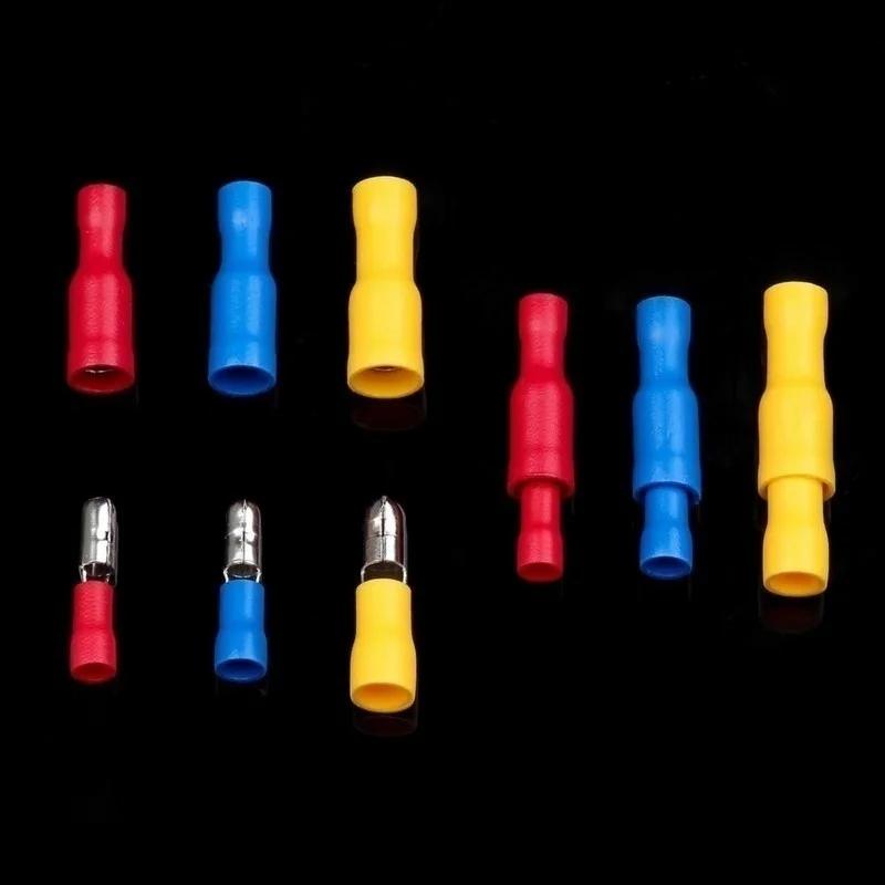 Electrical Wire Crimp Spade Butt Ring Fork Set Ring Lugs Rolled Terminals Assorted Kit 280PCS Insulated Cable Connector