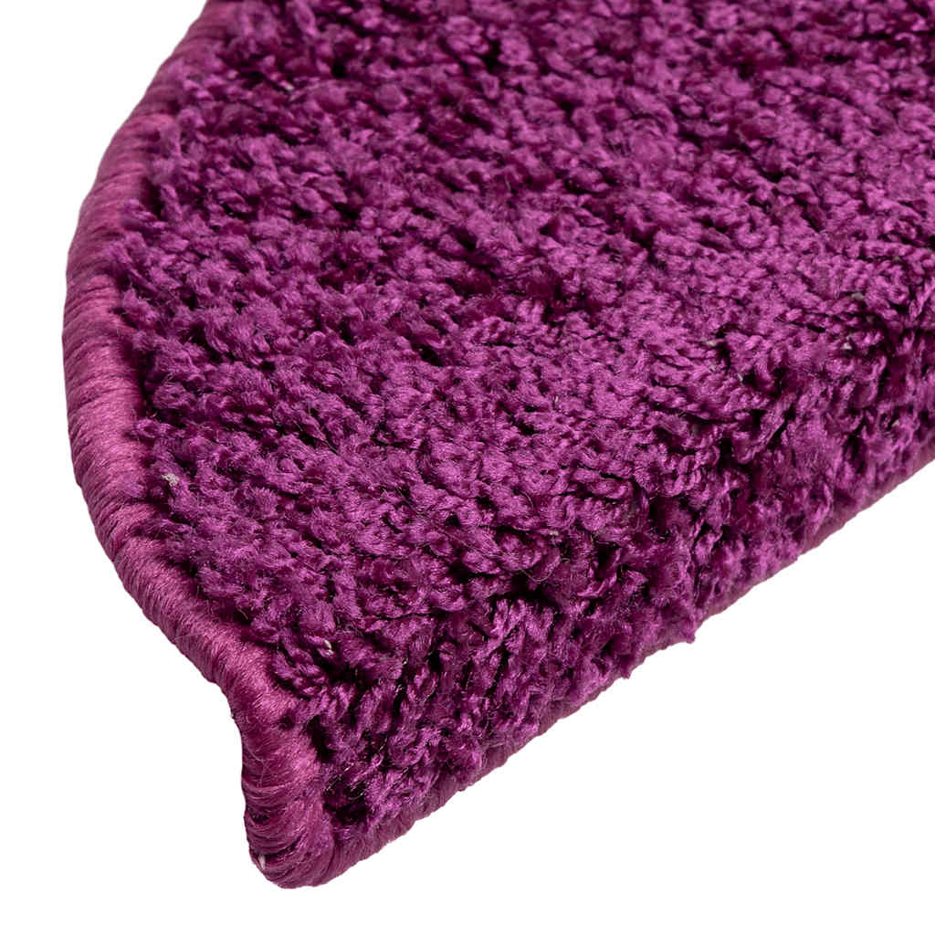 Stair Treads 10 pcs. 56 x 17 x 3 cm Purple Semi Round