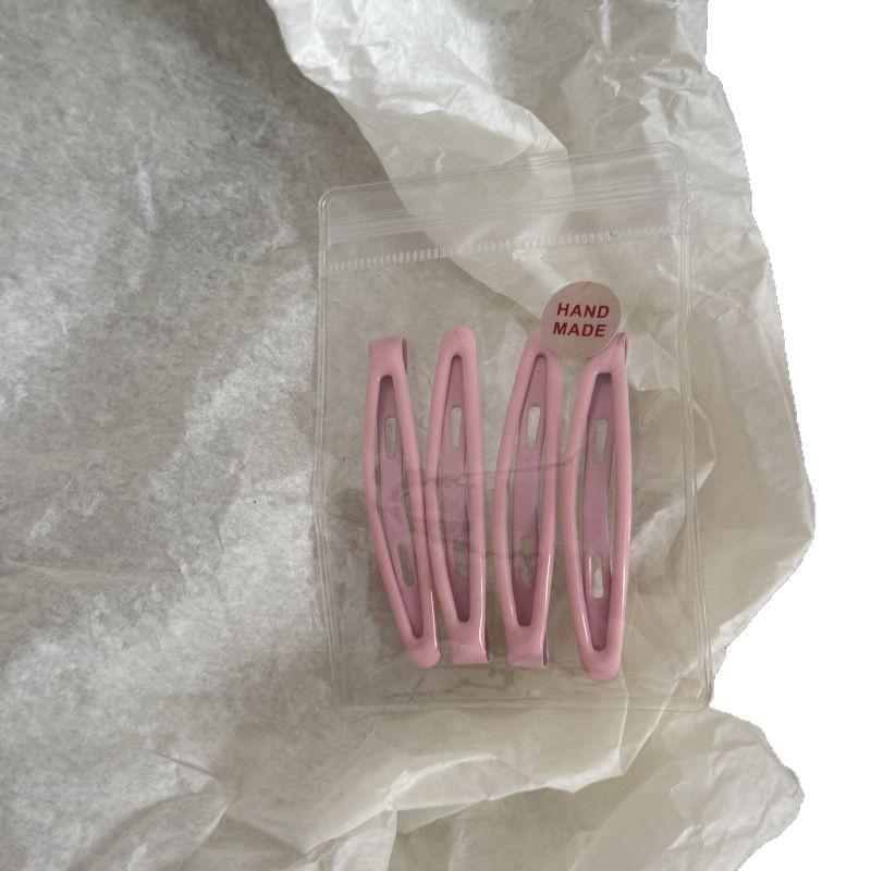 Cute Oil Drop Pea BB Clip Set Broken Hair Bangs Clip Basic Face Wash Makeup Hairpin Edge Clip Hair Accessories