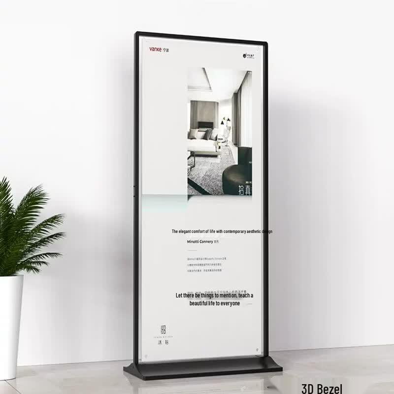 Outdoor Roll-Up Poster Display Stand