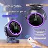 Compact USB Charging Desktop Fan with Digital Display and Wall-Mount Option