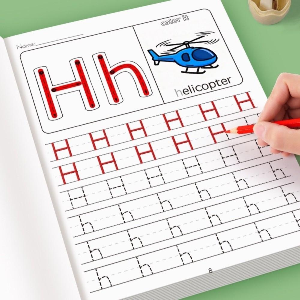 Children English Coloring Book 26 Alphabet Practicing Graffiti Book  Pen Control Training