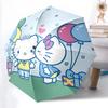1pc Hello Kitty Automatic Opening/Closing Umbrella with Convenient Three-Fold Design, 8-Bone Iron Frame Outdoor Umbrella - Perfect Gift for Fans, Trav