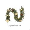 Christmas Garland Artificial Flowers Vine for Wreath Home Table Centerpieces
