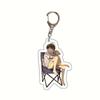 6CM Anime 19 Days Keychain Mo Guanshan Old Xian He Tian Jian Yi Manga Youth Acrylic Pendant Figure Key Chain For Children Gifts