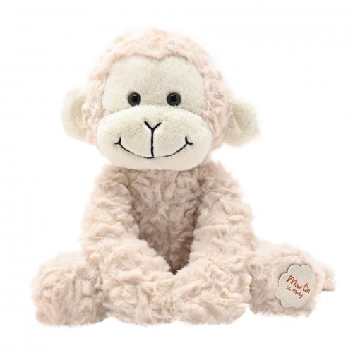 Martin Plysj Sittende Lysebrun Ape 22 cm