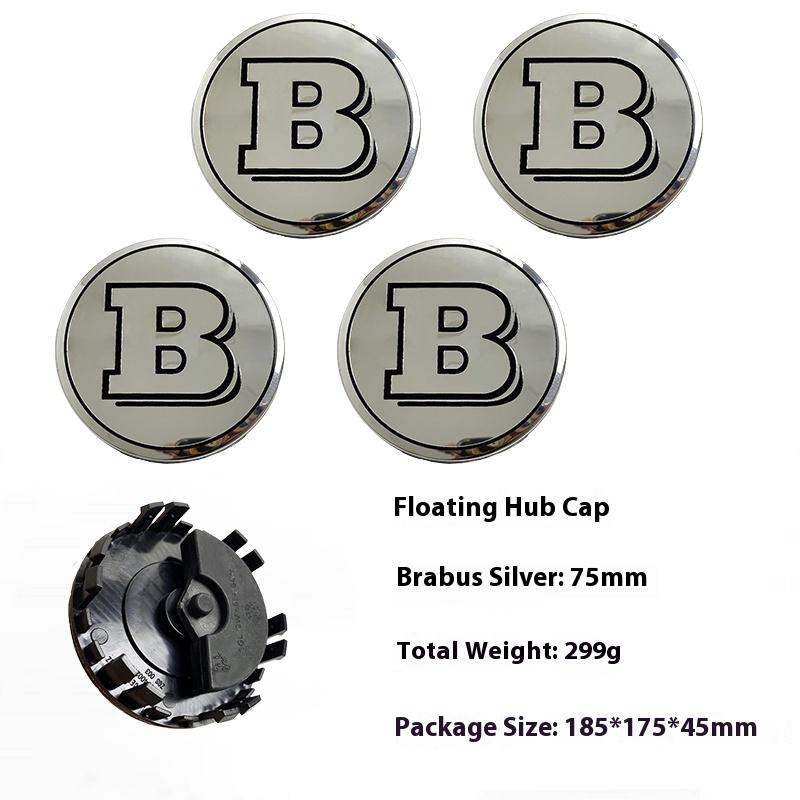 

4pcs 75mm Car Wheel Hub Cover Caps Floating Center Caps for Mercedes Benz W203 W204 W205 W176 W177 W212 W213 A B C E S GLC GLE 75mm 4pcs