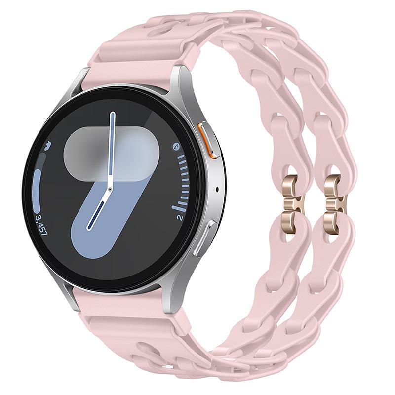 

Fashion Hollow Silicone Strap for Samsung Watch7 & Huawei GT3 Pro 20mm
