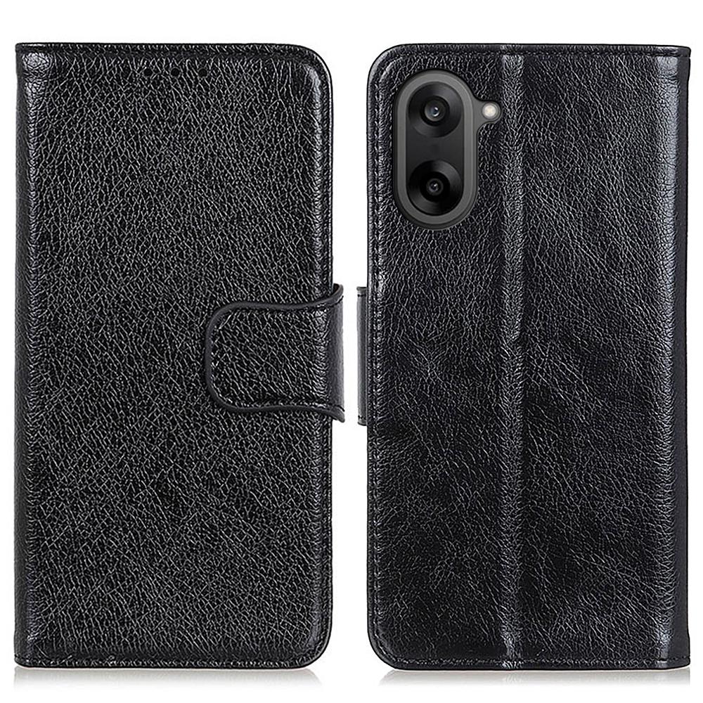 For OnePlus Nord CE5 5G Case Nappa Texture Split Leather Wallet Phone Cover