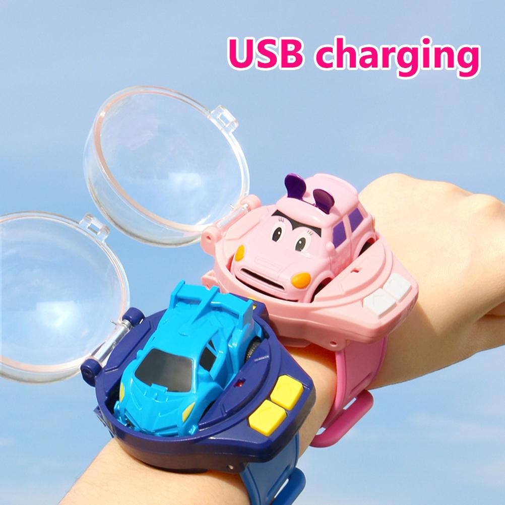 Zegarek Nowość Samochodzik zdalnie sterowany Zabawki Mini Zegarek na rękę Samochodzik RC o dużym zasięgu z osłoną pyłoszczelną Zabawki na zewnątrz dla dzieci